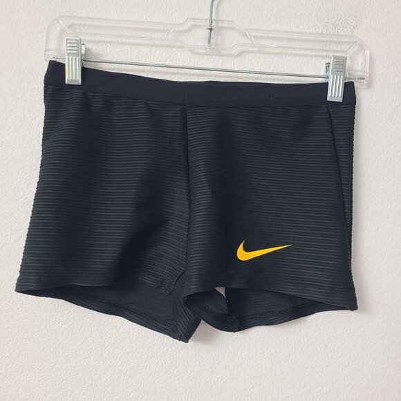 NEW Nike Womens Pro Elite Running Shorts DA2997-026 Size M Black - Picture 1 of 4